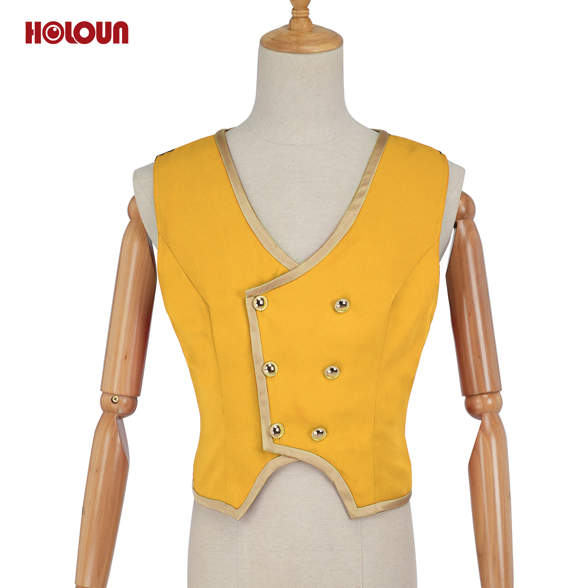 【在庫品】HOLOUN ツイステ Twisted サバナクロー寮 制服のベスト 3点 コスプレ衣装 ハロウィン適用 