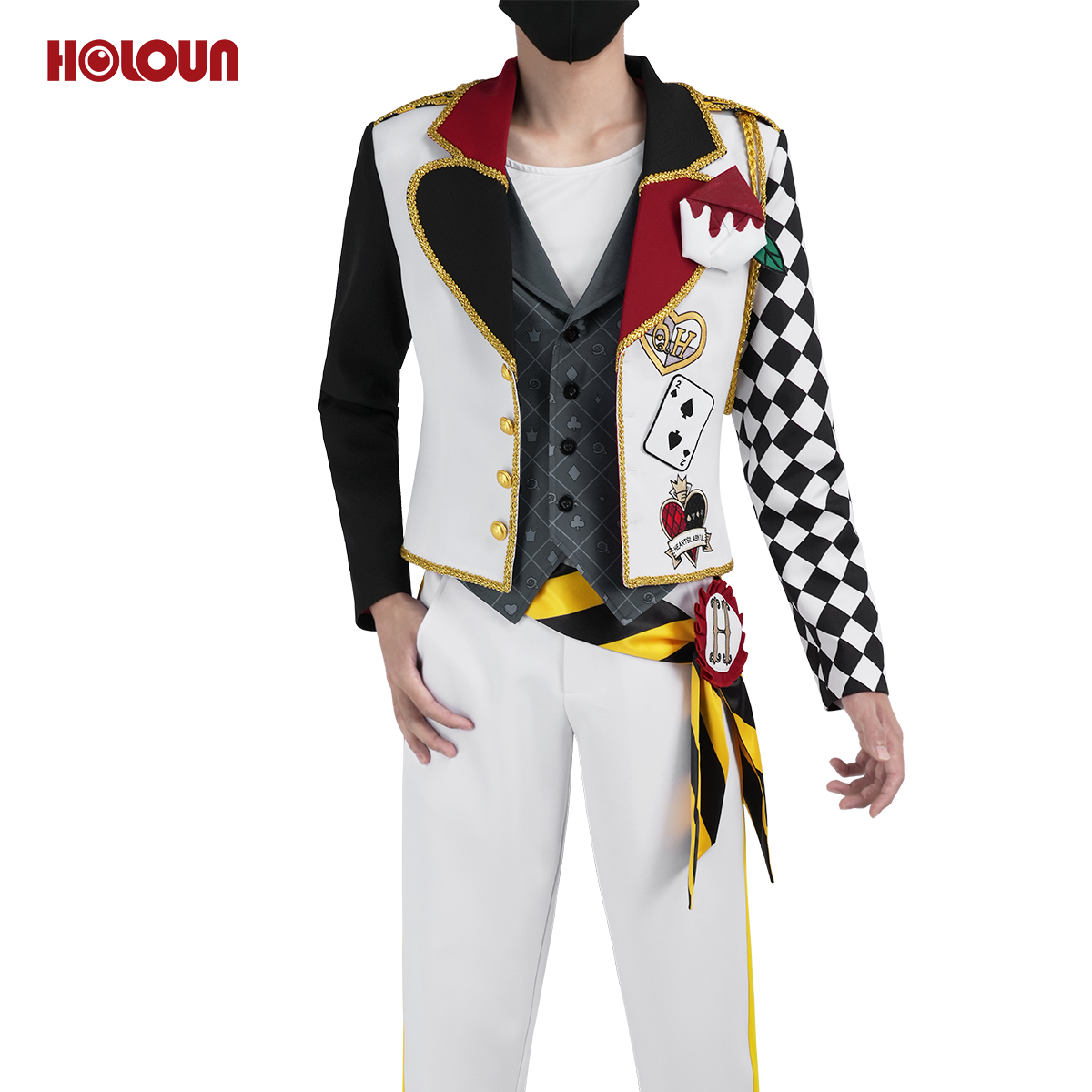 【在庫品】一部再入荷中 HOLOUN ツイステ Twisted ハーツラビュル寮 寮服 Aceエース/Caterケイト/Deuceデュース/Treyトレイ コスプレ衣装 ハロウィン適用 