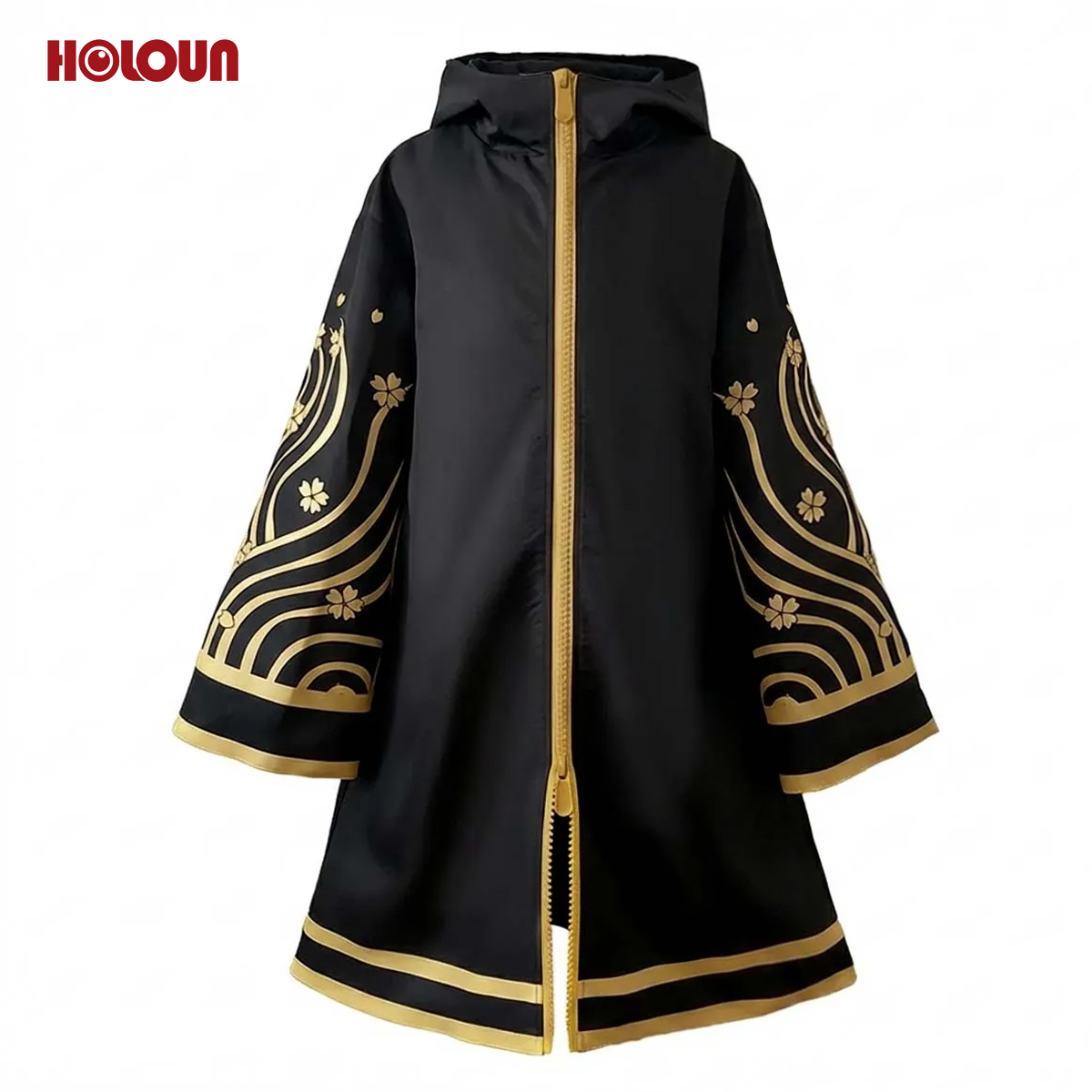 【新着商品】HOLOUN 東京卍 梵 総長 瓦城千咒(金色) 桜の柄 上着単品 コスプレ衣装 コスチューム 変身 仮装 クリスマス 祝日贈り物 ハロウィン適用 