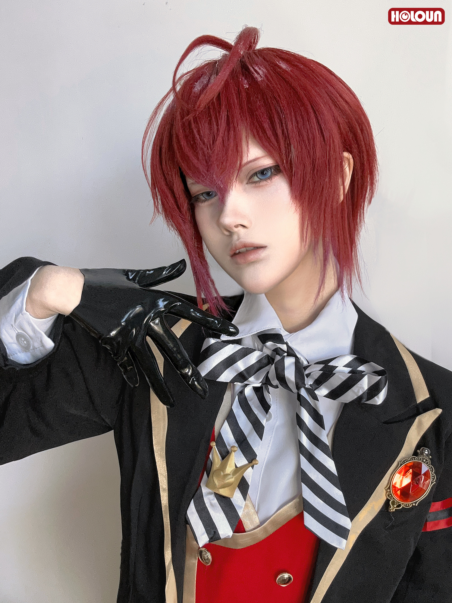 【在庫品】HOLOUN ツイステ Twisted ハーツラビュル寮 制服セット コスプレ衣装 ハロウィン適用 