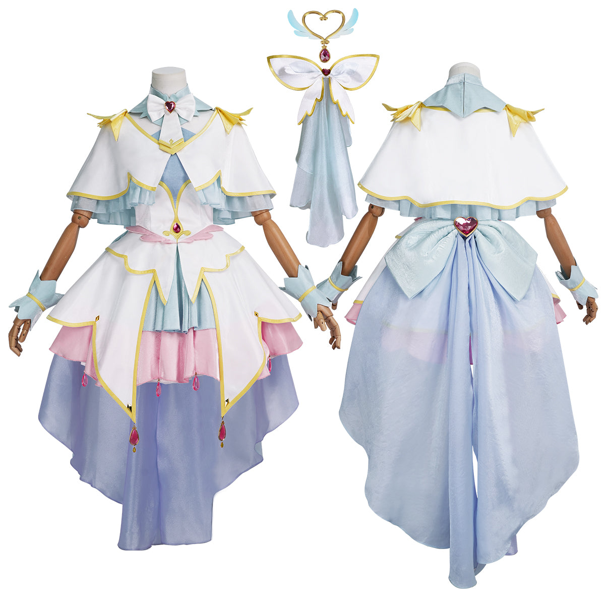 【新着商品】HOLOUN たんプリ名偵探プリキュア！キュアアルカナ 「真実を照らす白き光」コスプレ衣装 豪華衣装セット クリスマス イベント