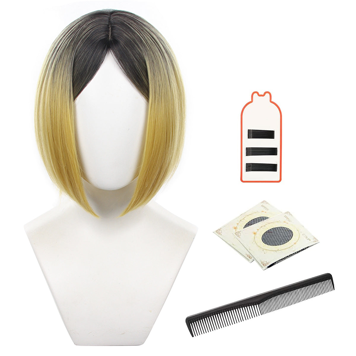 【在庫品】HOLOUN 音駒高校排球部 ウィッグ 孤爪研磨5番 コスプレ道具 Cosplay 道具