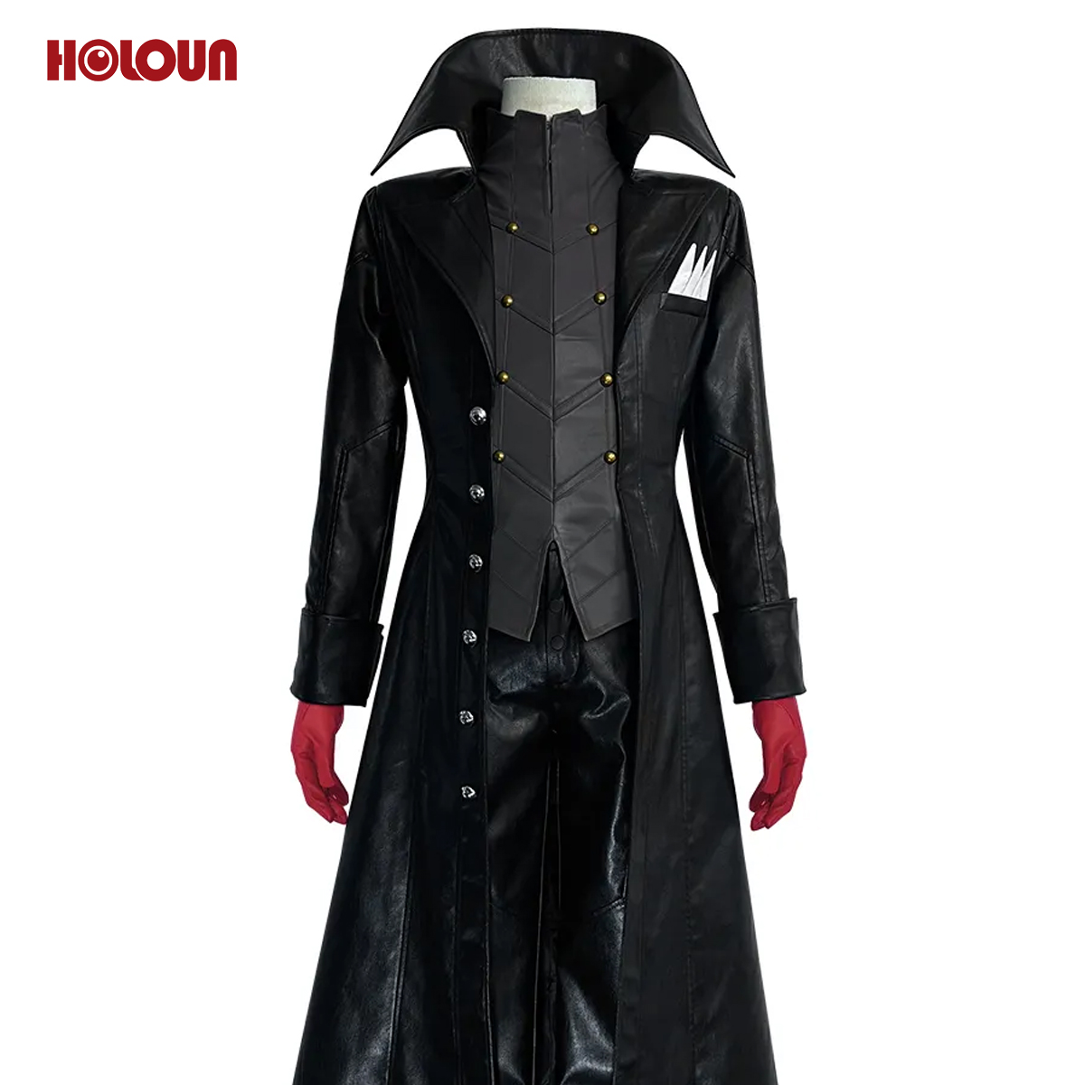 【在庫品】HOLOUN ペルソナ5 P5 JOKER 雨宮蓮 怪盗服 マスク付き コスプレ衣装 コスチューム 変身 仮装 クリスマス 祝日贈り物 ハロウィン適用 
