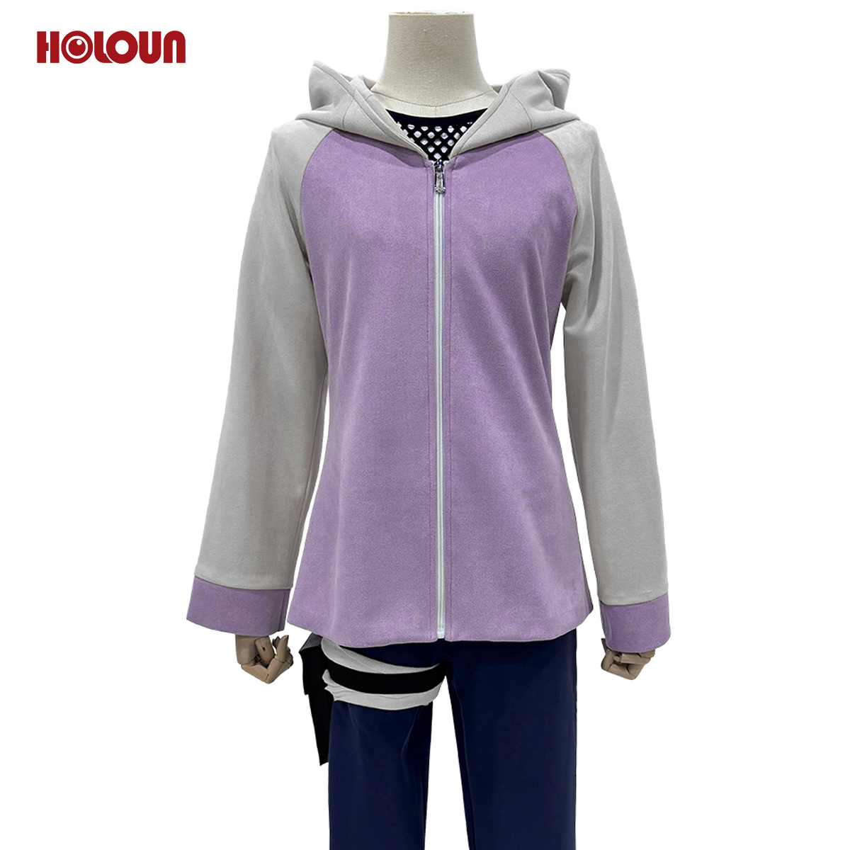 【在庫品】HOLOUN なると naルto 忍び疾風伝 忍者 日向ヒナタのコスプレ服 長袖タイプ コスプレ衣装 ハロウィン適用 