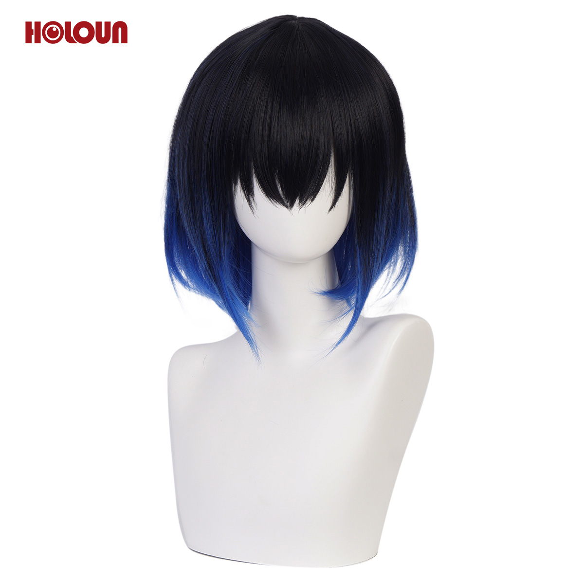 【在庫品】HOLOUN 鬼殺シリーズ KimetsU 鬼殺隊 嘴平伊之助 ウイッグ コスプレ道具 Cosplay 道具