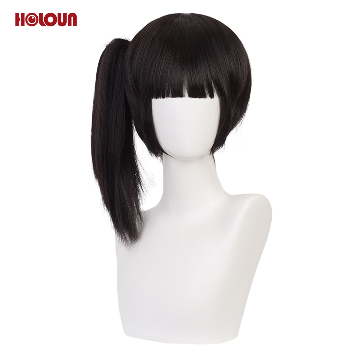 【在庫品】HOLOUN 鬼殺シリーズ KimetsU 鬼殺隊 栗花落カナヲ ウィッグ コスプレ道具 Cosplay 道具
