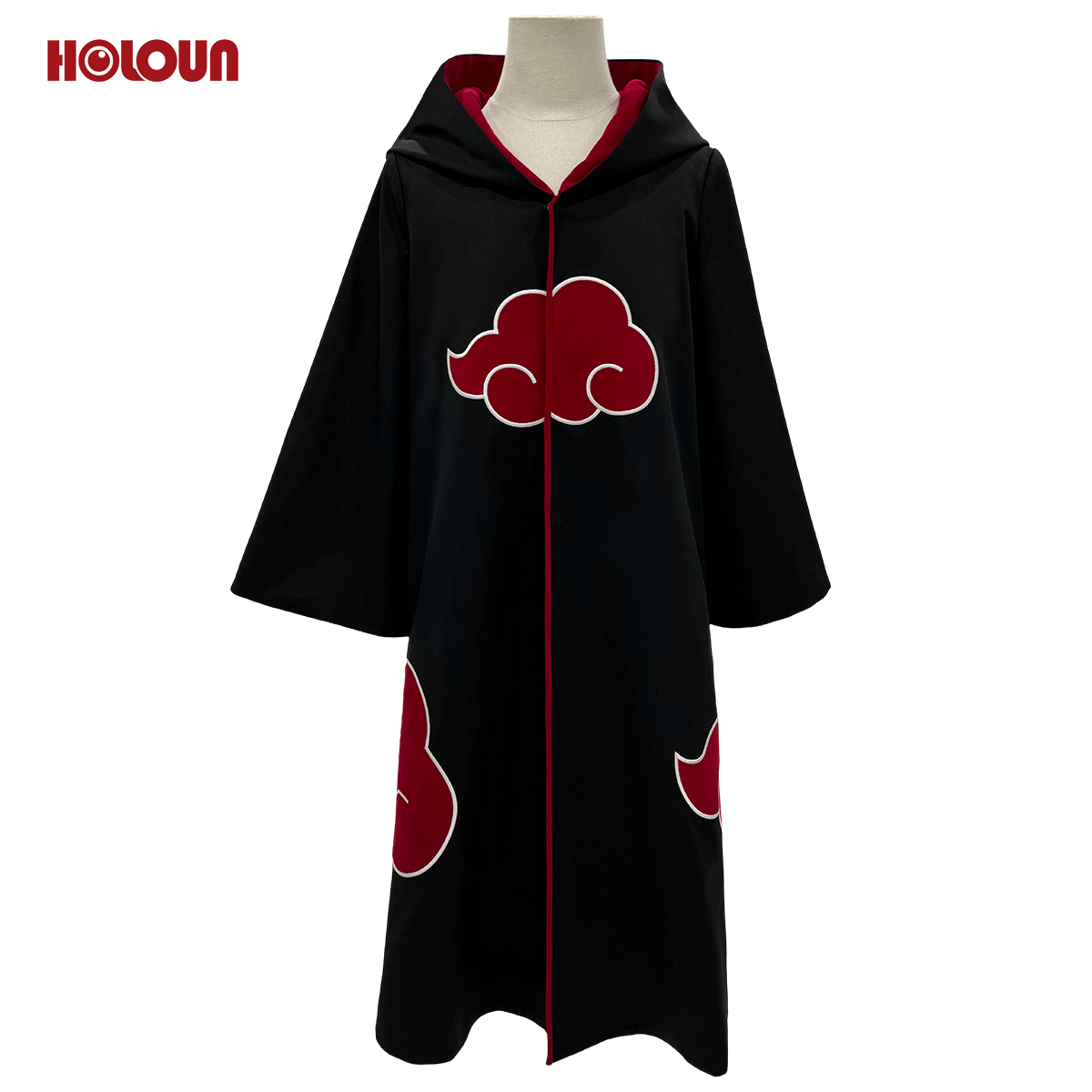 【在庫品】HOLOUN なると naルto 忍び疾風伝 忍者 暁・鷹小隊のコート コスプレ衣装 ハロウィン適用 