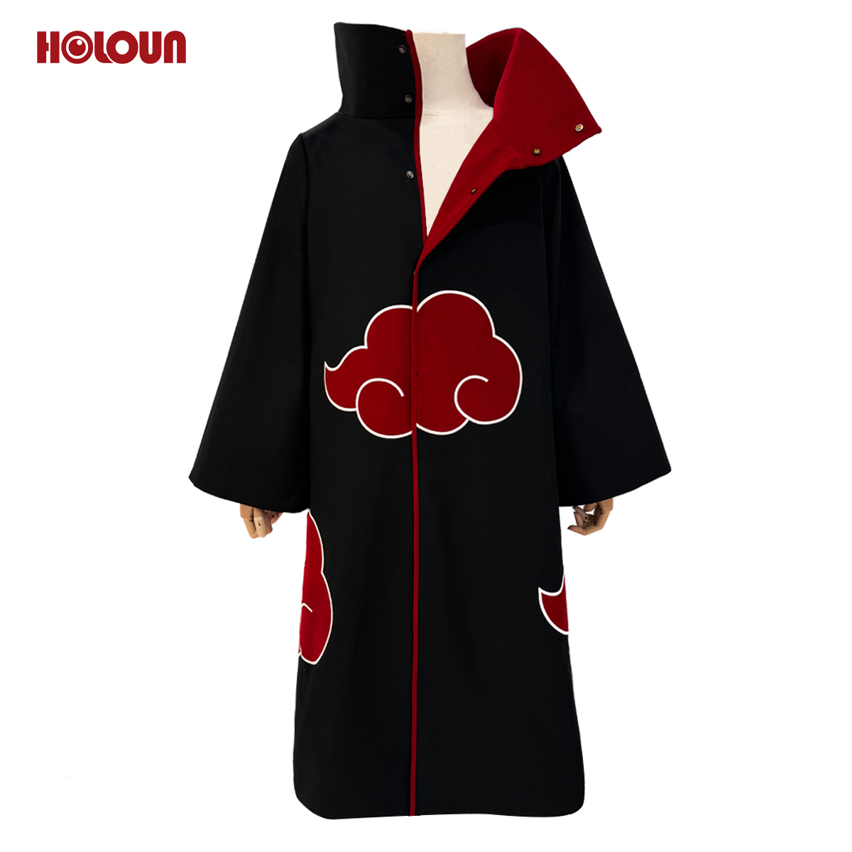 【在庫品】HOLOUN なると naルto 忍び疾風伝 忍者 暁組織コート コスプレ衣装 ハロウィン適用 