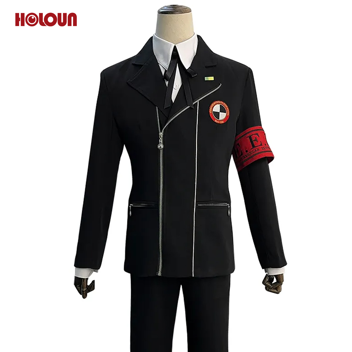 【在庫品】HOLOUN ペルソナ3 P3 私立月光館学園 結城理 学生制服 コスプレ衣装 コスチューム 変身 仮装 クリスマス 祝日贈り物 ハロウィン適用 