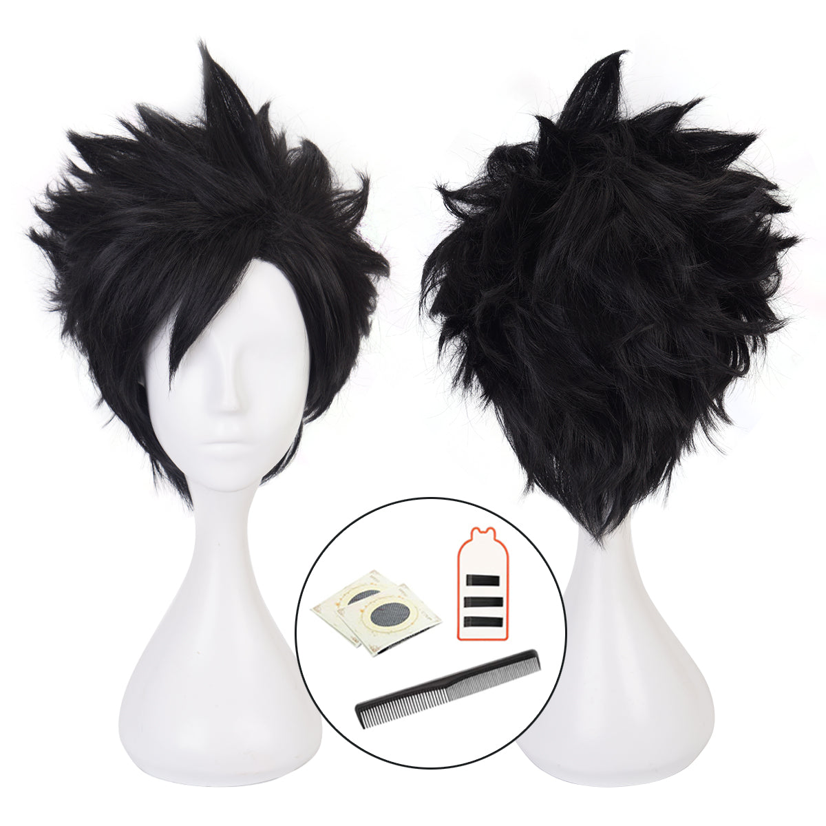 【在庫品】HOLOUN音駒高校排球部ウイッグ黒尾鉄朗コスプレ道具 Cosplay 道具