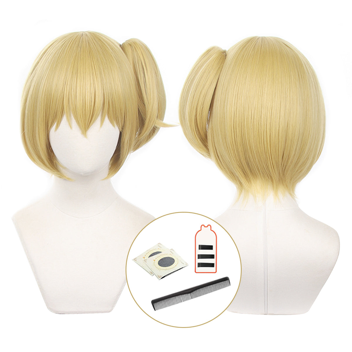 【在庫品】HOLOUN 烏野高校排球部 ウィッグ谷地仁花コスプレ道具 Cosplay 道具