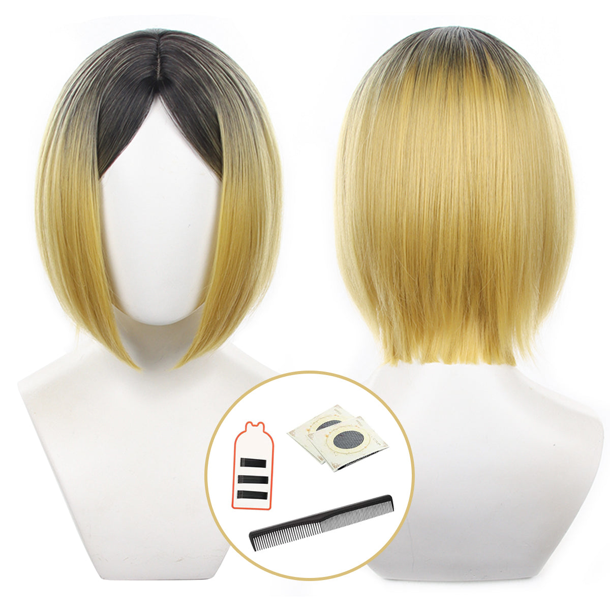 【在庫品】HOLOUN 音駒高校排球部 ウィッグ 孤爪研磨5番 コスプレ道具 Cosplay 道具