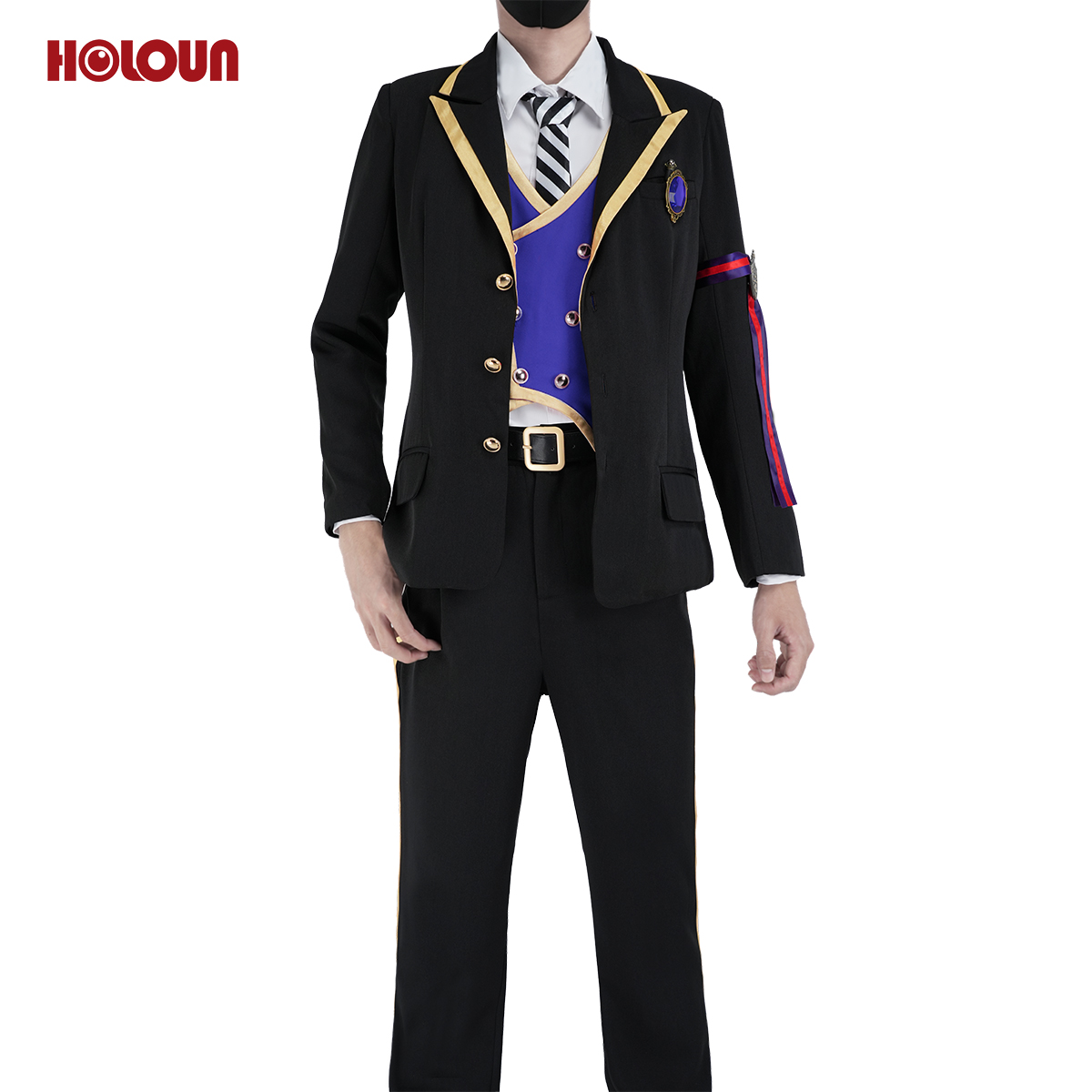 【在庫品】HOLOUN ツイステ Twisted ポムフィオーレ寮 制服セット コスプレ衣装 ハロウィン適用 