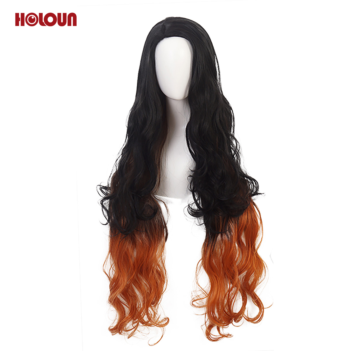 【在庫品】HOLOUN 鬼殺シリーズ KimetsU 鬼殺隊 竈門禰豆子 ウィッグ コスプレ道具 Cosplay 道具