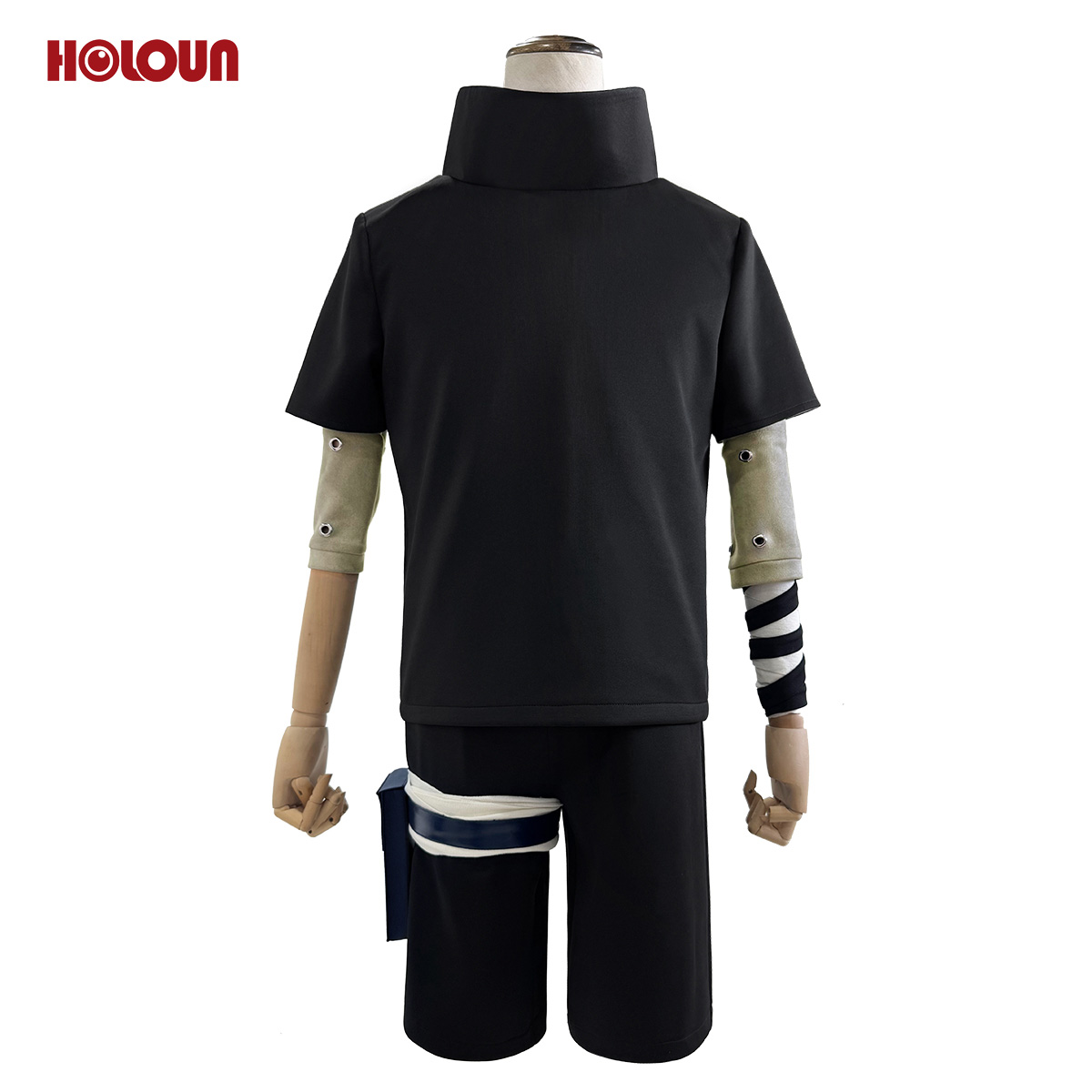 【在庫品】HOLOUN なると naルto 忍び疾風伝 忍者 うちはサスケのコスプレ服 中忍試験 コスプレ衣装 ハロウィン適用 