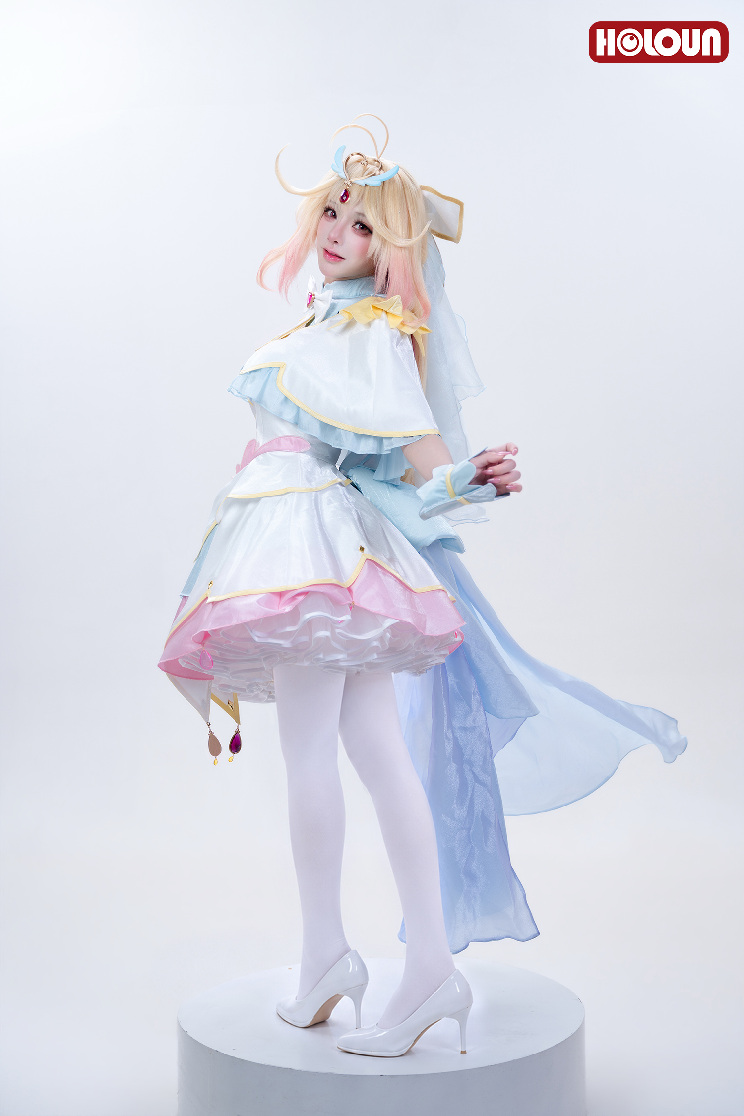 【新着商品】HOLOUN たんプリ名偵探プリキュア！キュアアルカナ 「真実を照らす白き光」コスプレ衣装 豪華衣装セット クリスマス イベント