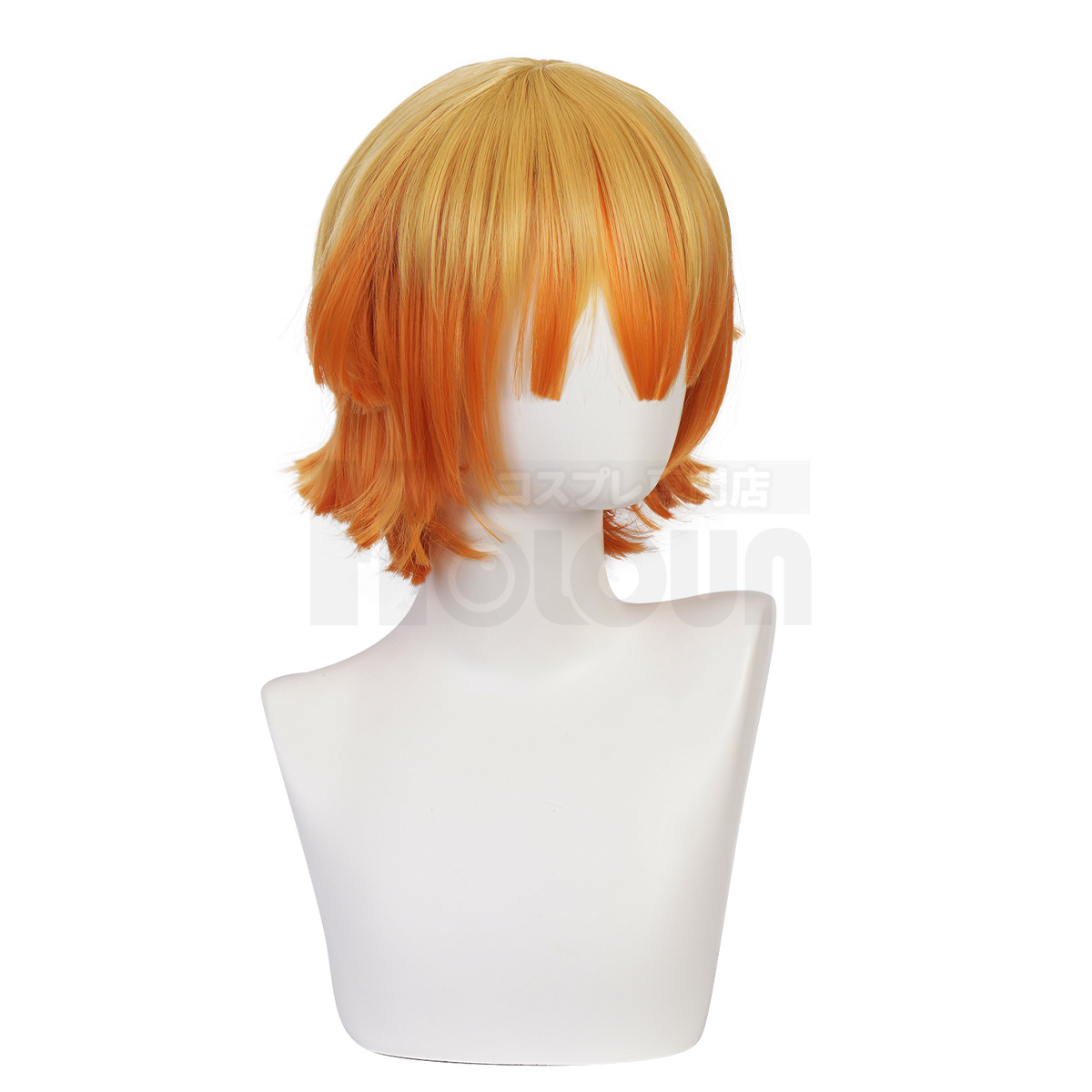 【在庫品】HOLOUN 鬼殺シリーズ KimetsU 鬼殺隊 我妻善逸 ウィッグ コスプレ道具 Cosplay 道具