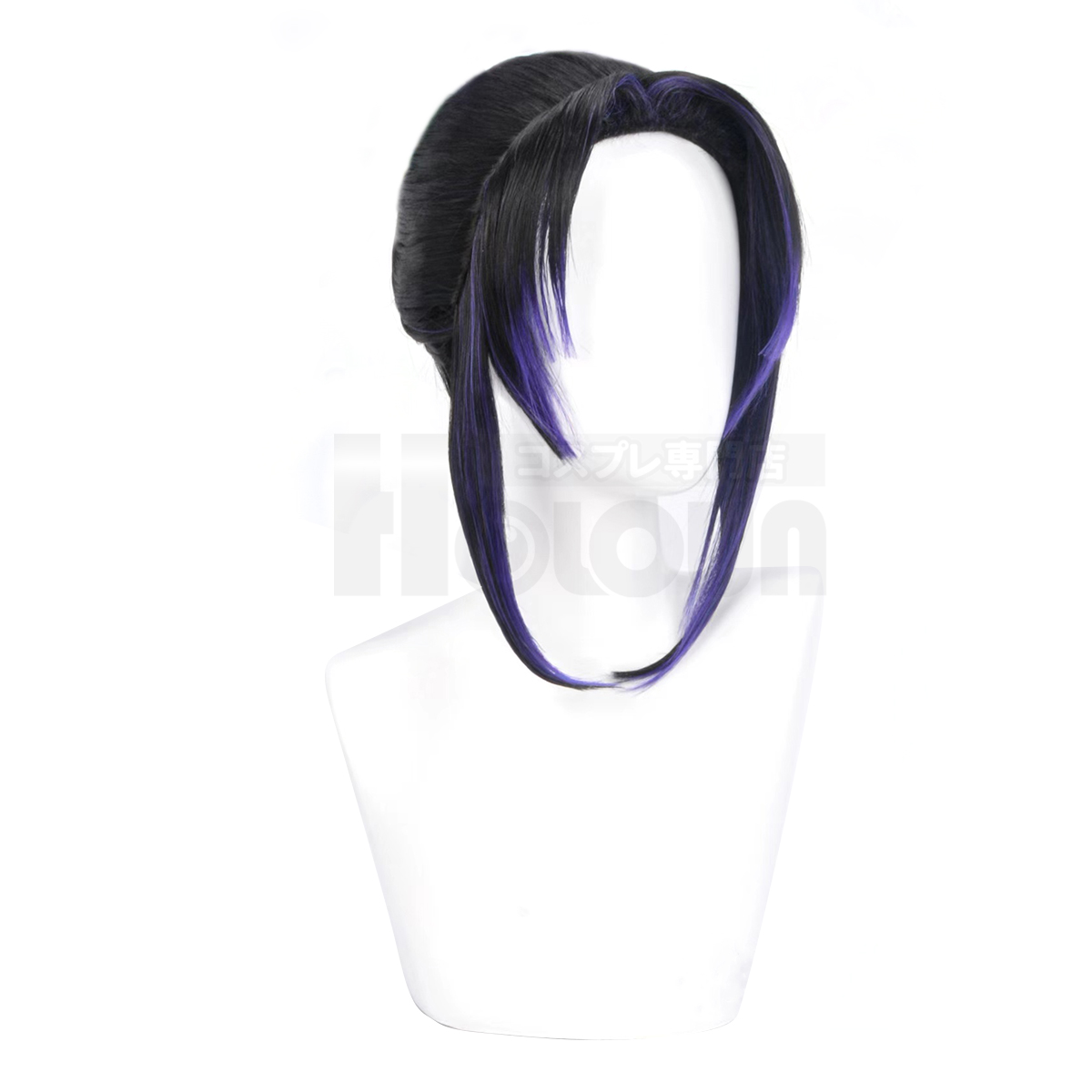 【在庫品】HOLOUN 鬼殺シリーズ KimetsU 鬼殺隊 虫柱 胡蝶しのぶ ウィッグ コスプレ道具 Cosplay 道具