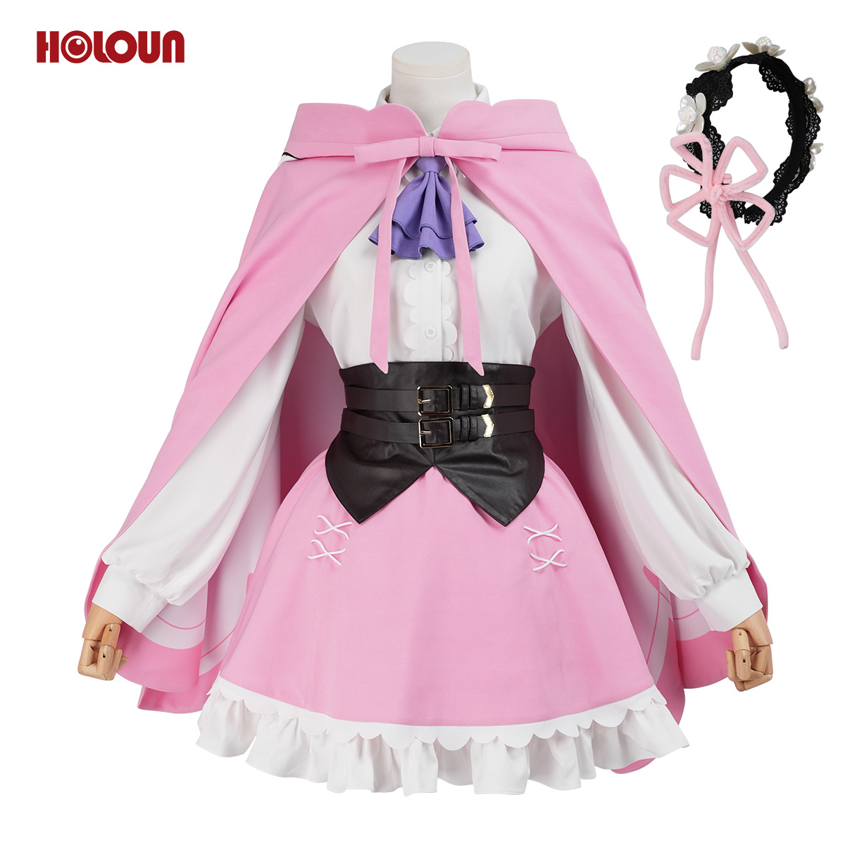 【新着商品】HOLOUN 異世界の生活4th レムのコスプレ衣装 マント着 コスプレ衣装 コスチューム 変身 仮装 クリスマス 祝日贈り物 ハロウィン適用 