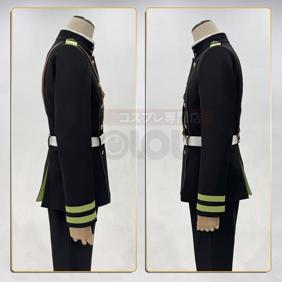 【在庫品】HOLOUN 終わるセラフ SeraphOfThEnd 百夜優一郎 コスプレ衣装 コスチューム 変身 仮装 クリスマス 祝日贈り物 ハロウィン適用 
