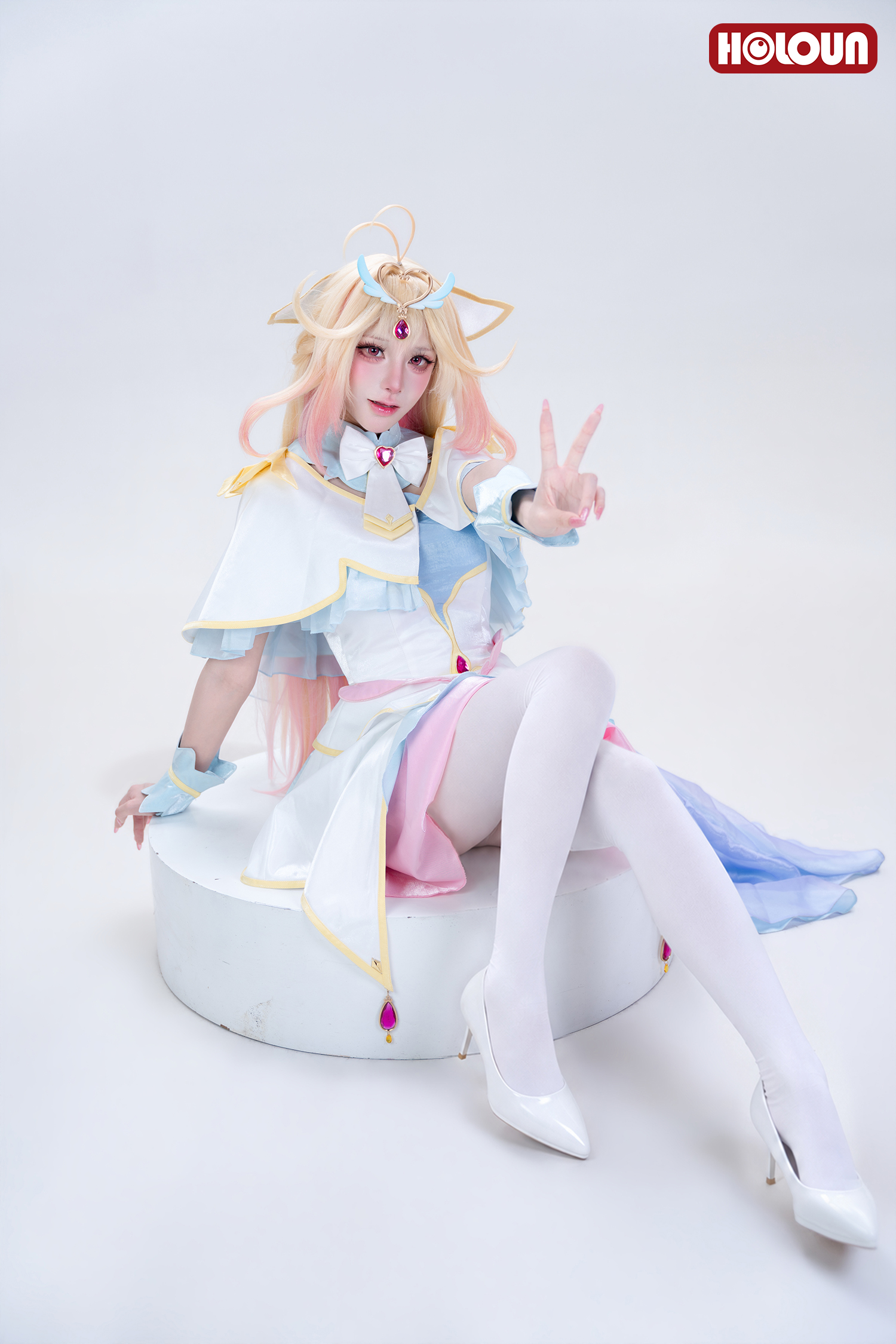 【新着商品】HOLOUN たんプリ名偵探プリキュア！キュアアルカナ 「真実を照らす白き光」コスプレ衣装 豪華衣装セット クリスマス イベント