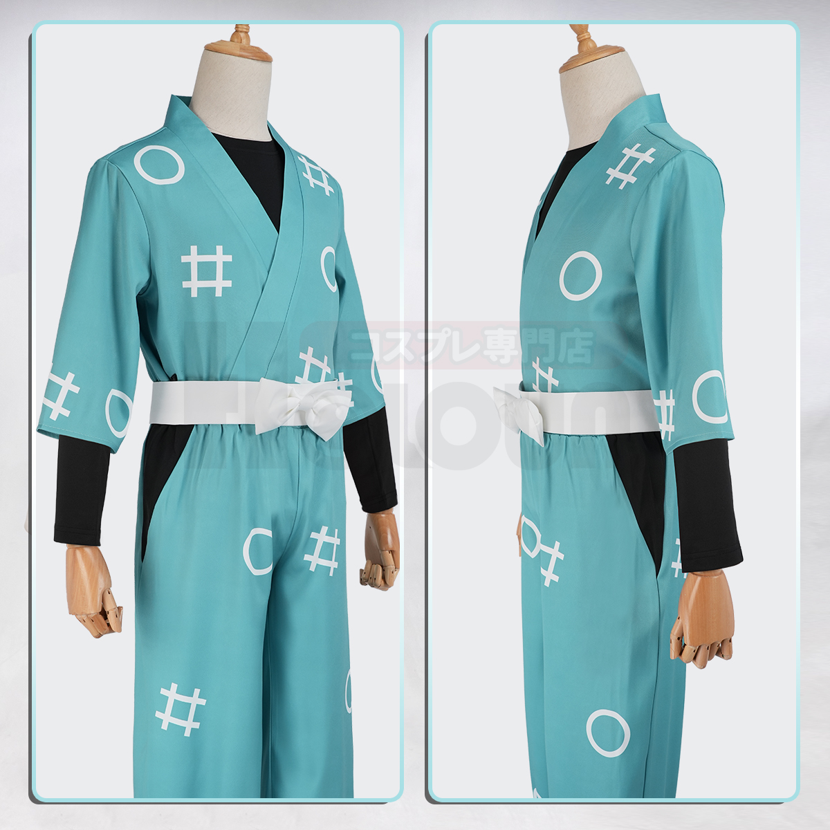 【在庫品】HOLOUN 忍たま Nintama 忍者 忍術学園 6年生の制服セット コスプレ衣装 ハロウィン適用 