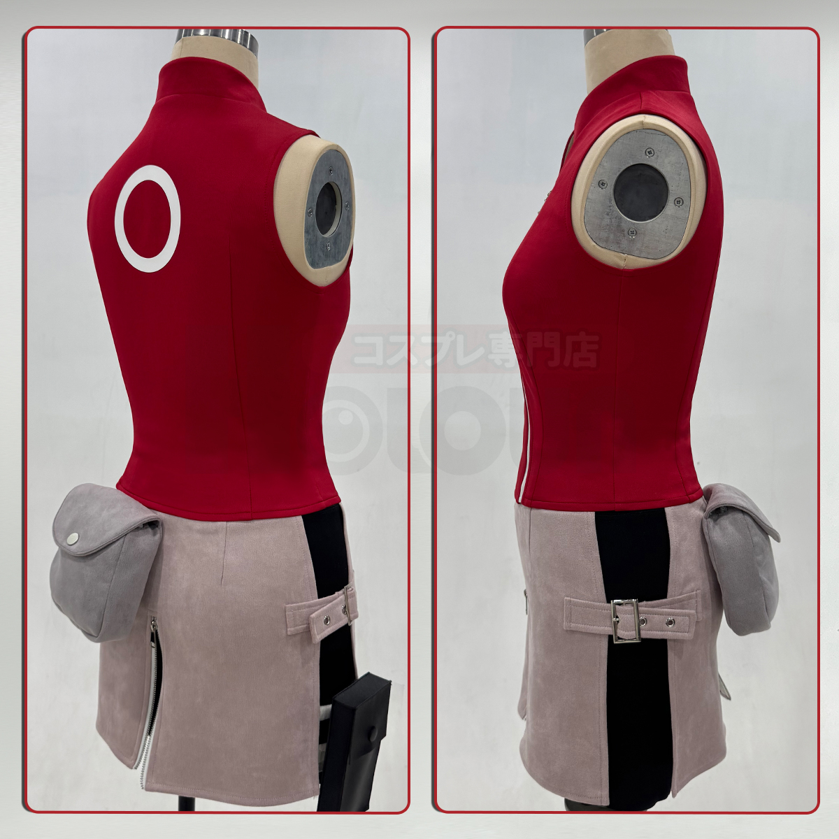 【在庫品】HOLOUN なると naルto 忍び疾風伝 忍者 春野サクラのコスプレ服 コスプレ衣装 ハロウィン適用 