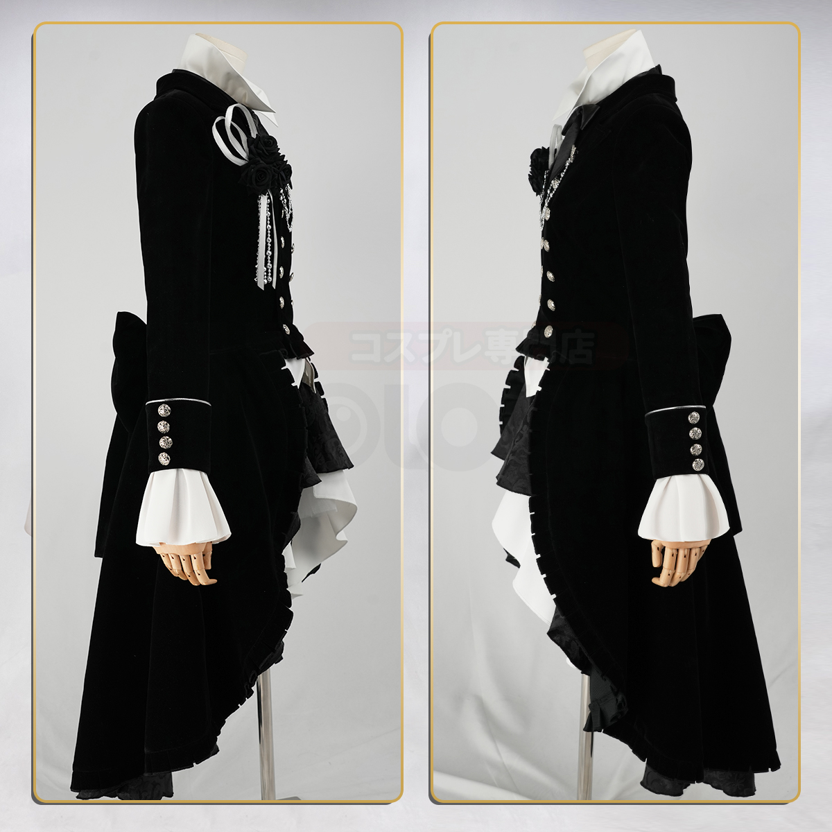 【新着商品】HOLOUN 黒の執事 シエル・ファントムハイヴのコスプレ服 6巻表紙 貴族風 コスチューム 変身 仮装 クリスマス 祝日贈り物 ハロウィン適用 