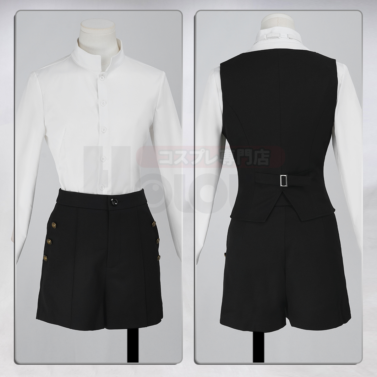 【新着商品】HOLOUN 黒の執事 アロイス・トランシーのコスプレ衣装 私服 日常着 貴族風 コスチューム 変身 仮装 クリスマス 祝日贈り物 ハロウィン適用 