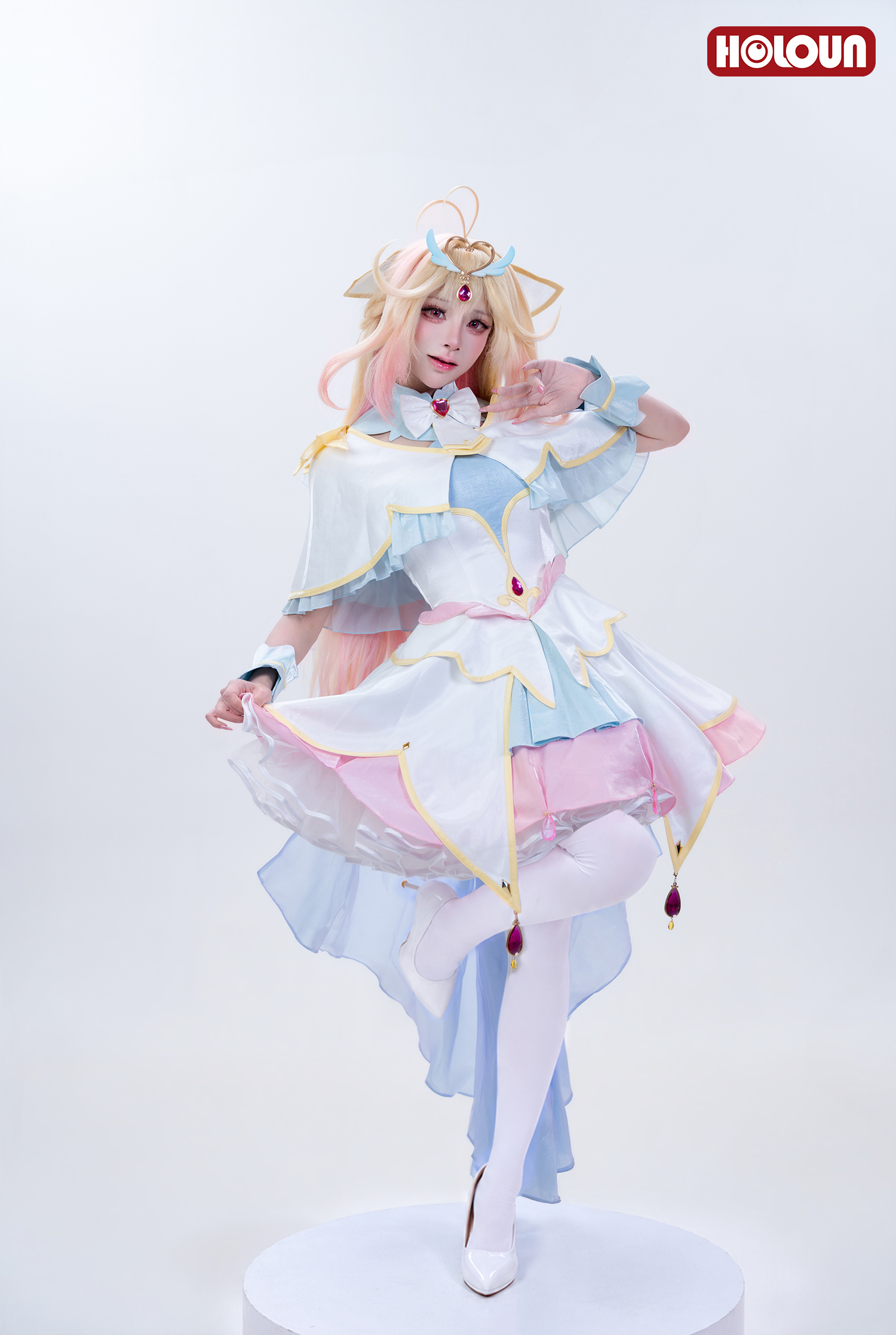 【新着商品】HOLOUN たんプリ名偵探プリキュア！キュアアルカナ 「真実を照らす白き光」コスプレ衣装 豪華衣装セット クリスマス イベント