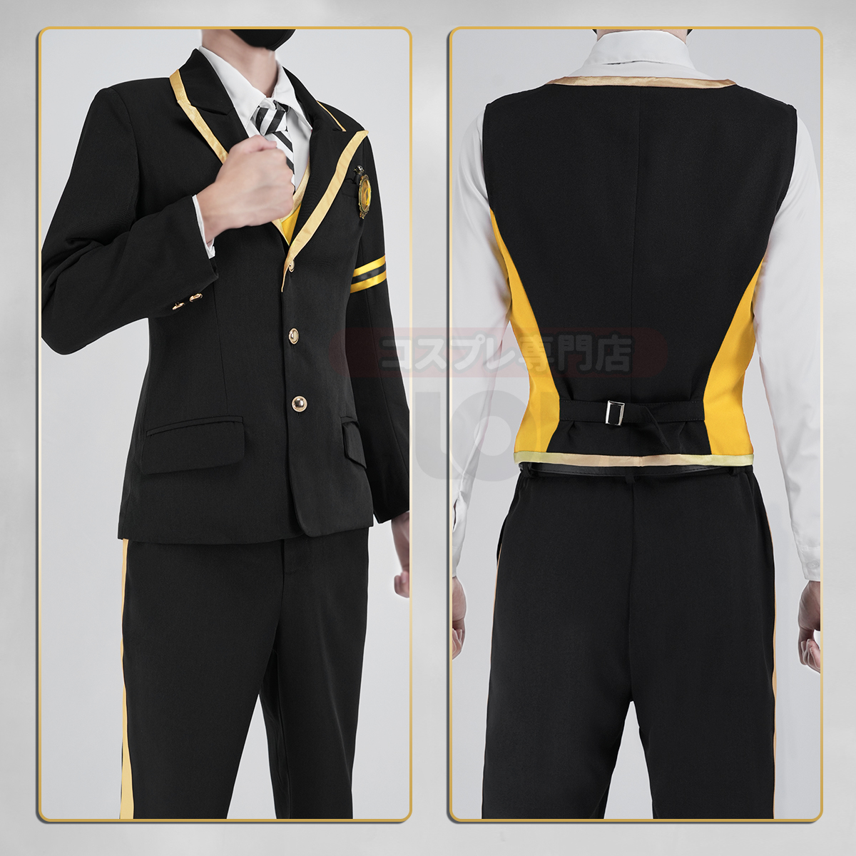 【在庫品】HOLOUN ツイステ Twisted サバナクロー寮 制服セット コスプレ衣装 ハロウィン適用 