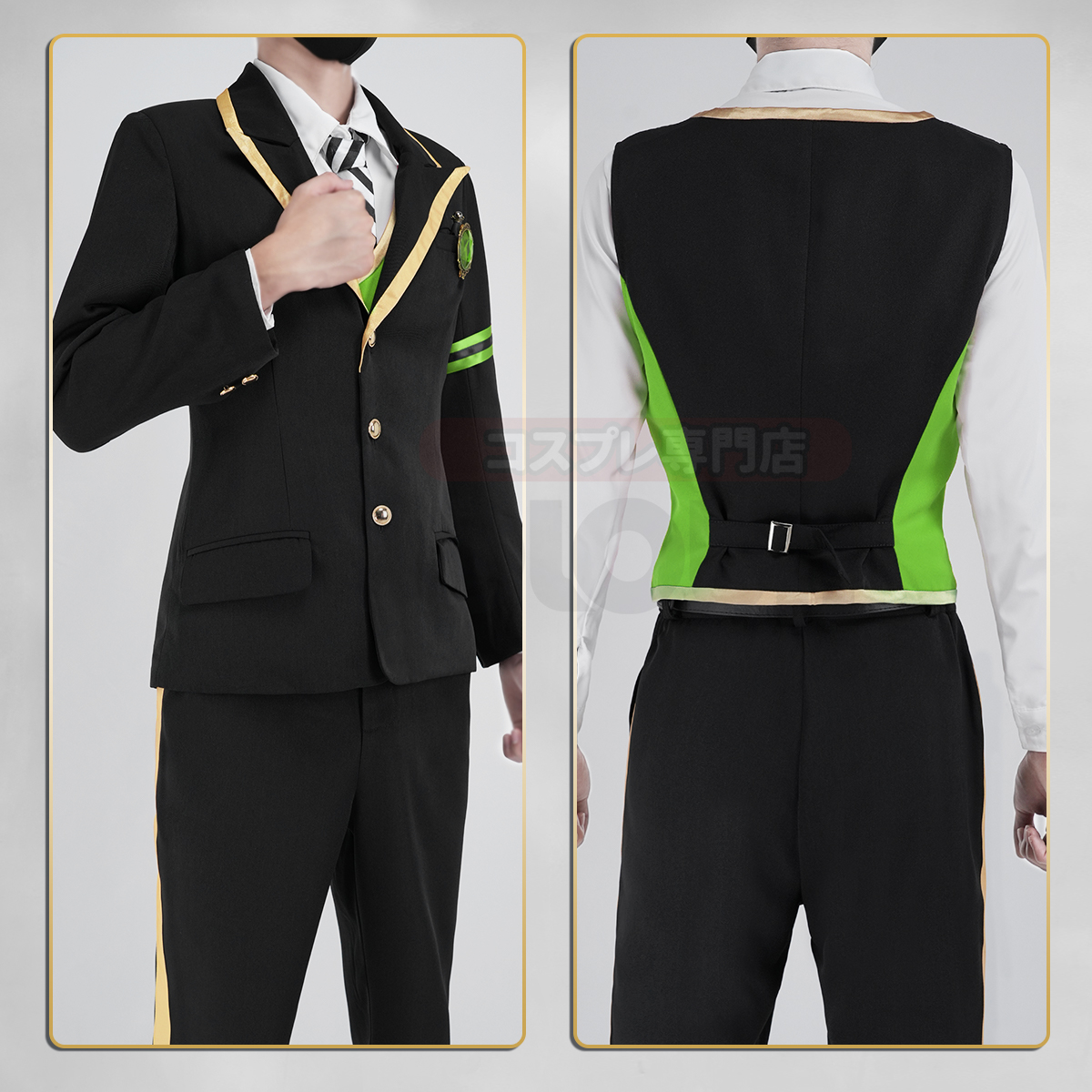 【在庫品】HOLOUN ツイステ Twisted ディアソムニア寮 制服セット コスプレ衣装 ハロウィン適用 