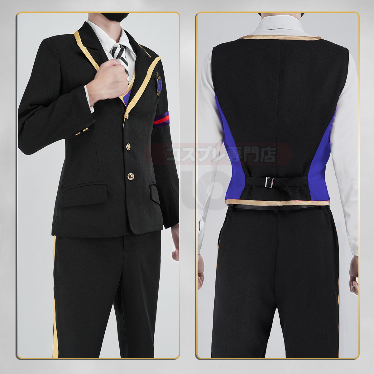 【在庫品】HOLOUN ツイステ Twisted ポムフィオーレ寮 制服セット コスプレ衣装 ハロウィン適用 