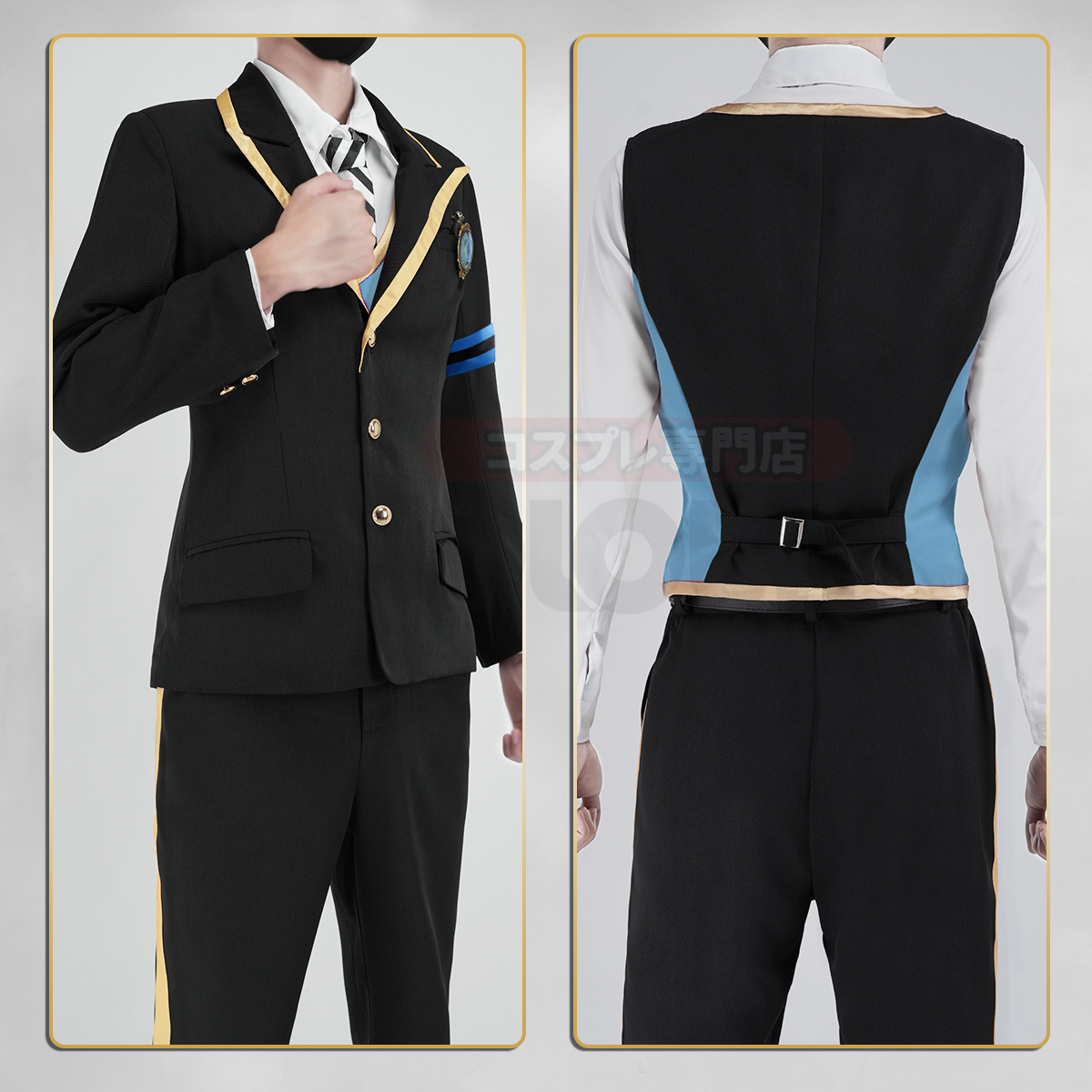 【在庫品】HOLOUN ツイステ Twisted イグニハイド寮 制服セット コスプレ衣装 ハロウィン適用 