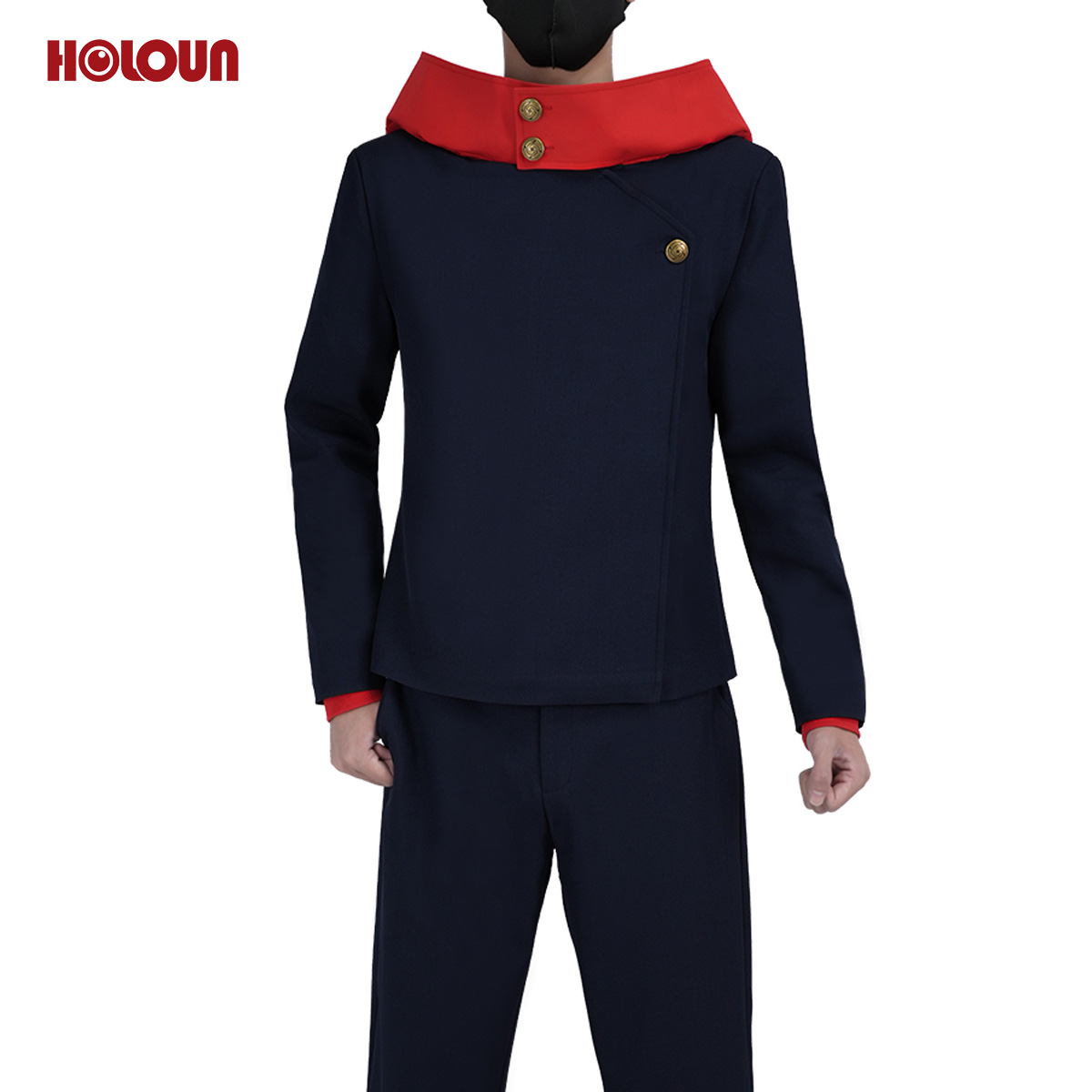 【在庫品】HOLOUN 呪術 高専時代の虎杖悠仁 コスプレ衣装 コスチューム 変身 仮装 クリスマス 祝日贈り物 ハロウィン適用 