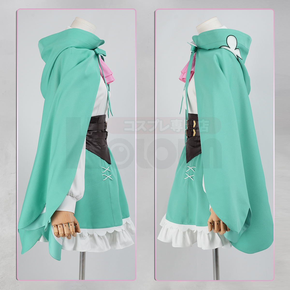 【新着商品】HOLOUN 異世界の生活4th ラムのコスプレ衣装 マント着 コスプレ衣装 コスチューム 変身 仮装 クリスマス 祝日贈り物 ハロウィン適用 