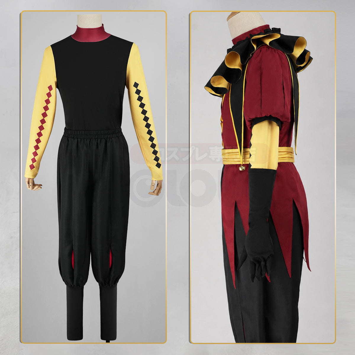 【新着商品】HOLOUN ザ・フリーク・サーカスFreakCircus ピエロPierrotのコスプレ服 ハロウィン仮装 ゲームコスプレ衣装 セット クリスマス イベント  ゲーム仮装 アニメ 演出服