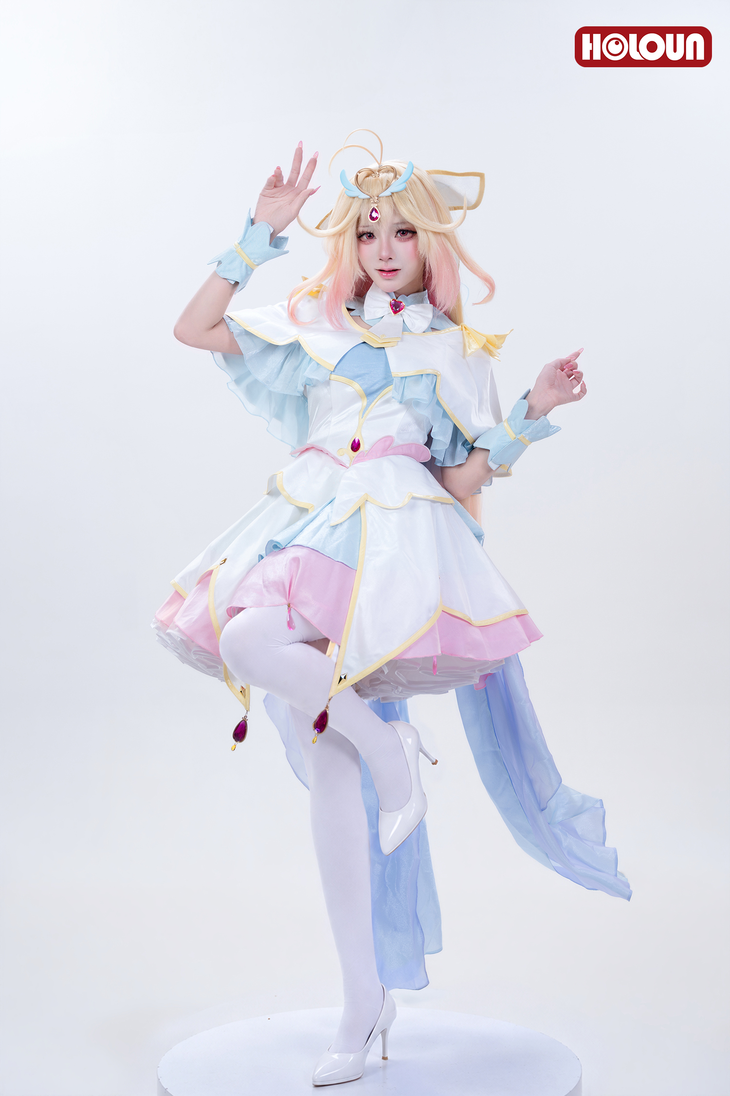 【新着商品】HOLOUN たんプリ名偵探プリキュア！キュアアルカナ 「真実を照らす白き光」コスプレ衣装 豪華衣装セット クリスマス イベント