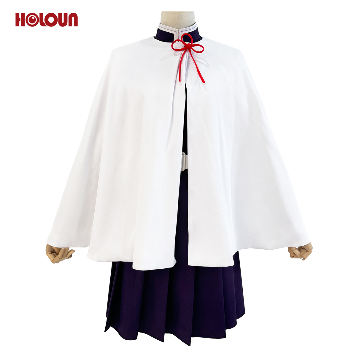 【在庫品】HOLOUN 鬼殺シリーズ KimetsU 鬼殺隊 栗花落カナヲ コスプレ衣装 ハロウィン適用 