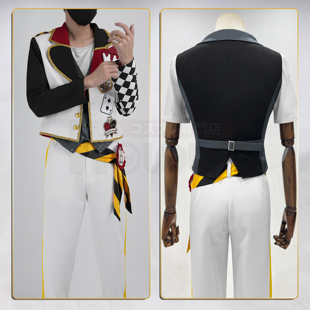 在庫品】HOLOUN ツイステ Twisted ハーツラビュル寮 寮服 Aceエース