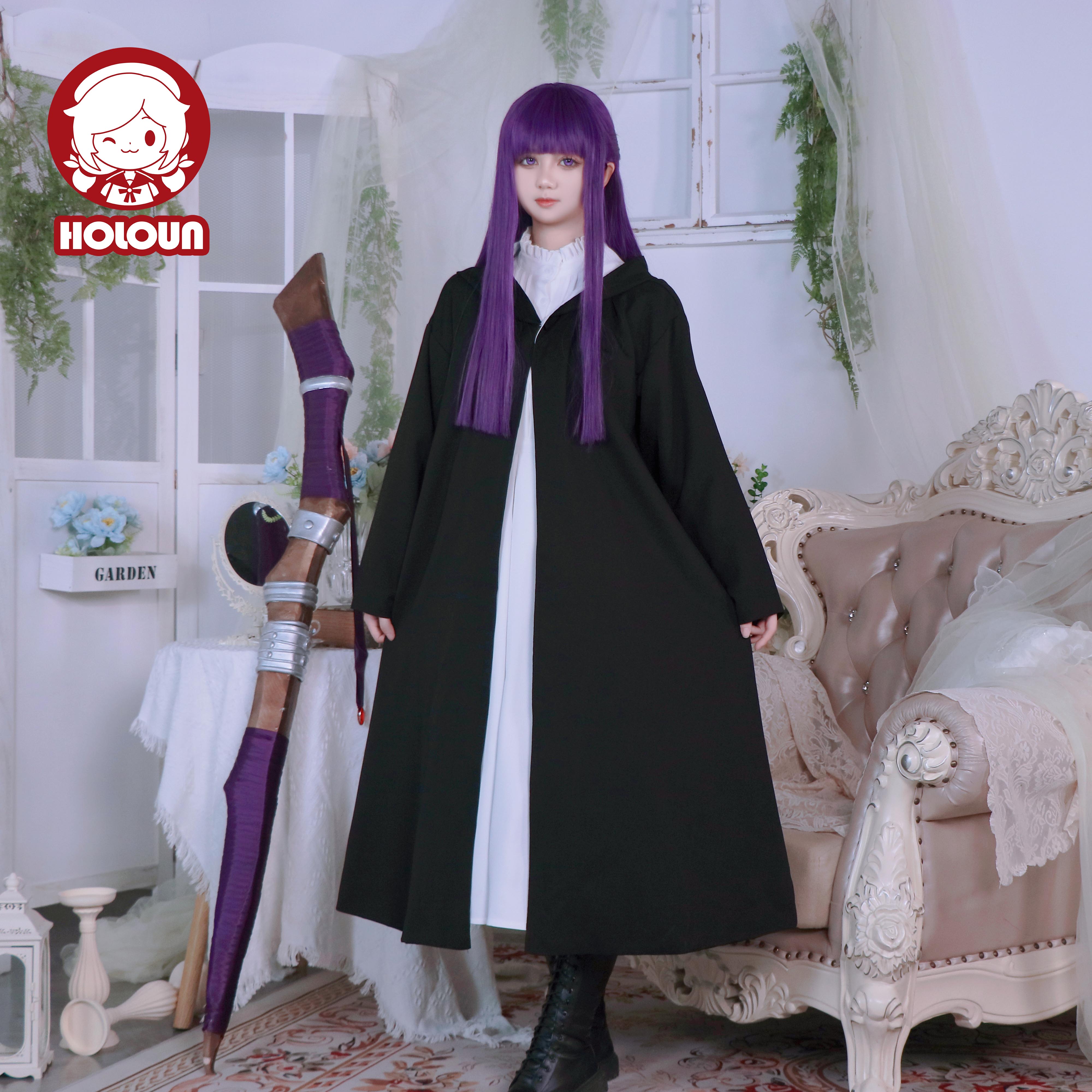 【在庫品】HOLOUN フリーレン Frieren フェルンのコスプレ服 ワンピース 日常着 コスプレ衣装 ハロウィン適用 