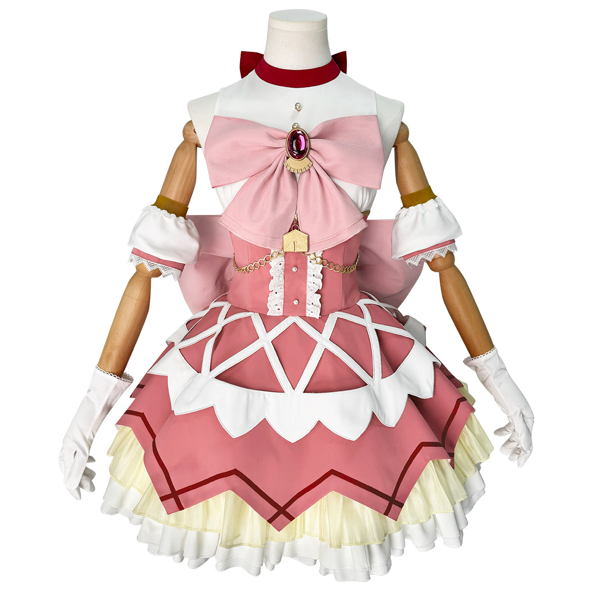 コスプレ衣装 M 新着商品】HOLOUN 魔法☆まどか 廻天 劇場版 鹿目まどか 変身 戦闘服