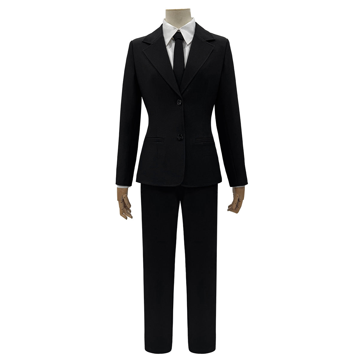 【在庫品】汎用衣装 黒色 汎用スーツ 男性用サイズ 女性用サイズ コスプレ服 ハロウィン仮装 衣装 セット クリスマス イベント  アニメ 演出服