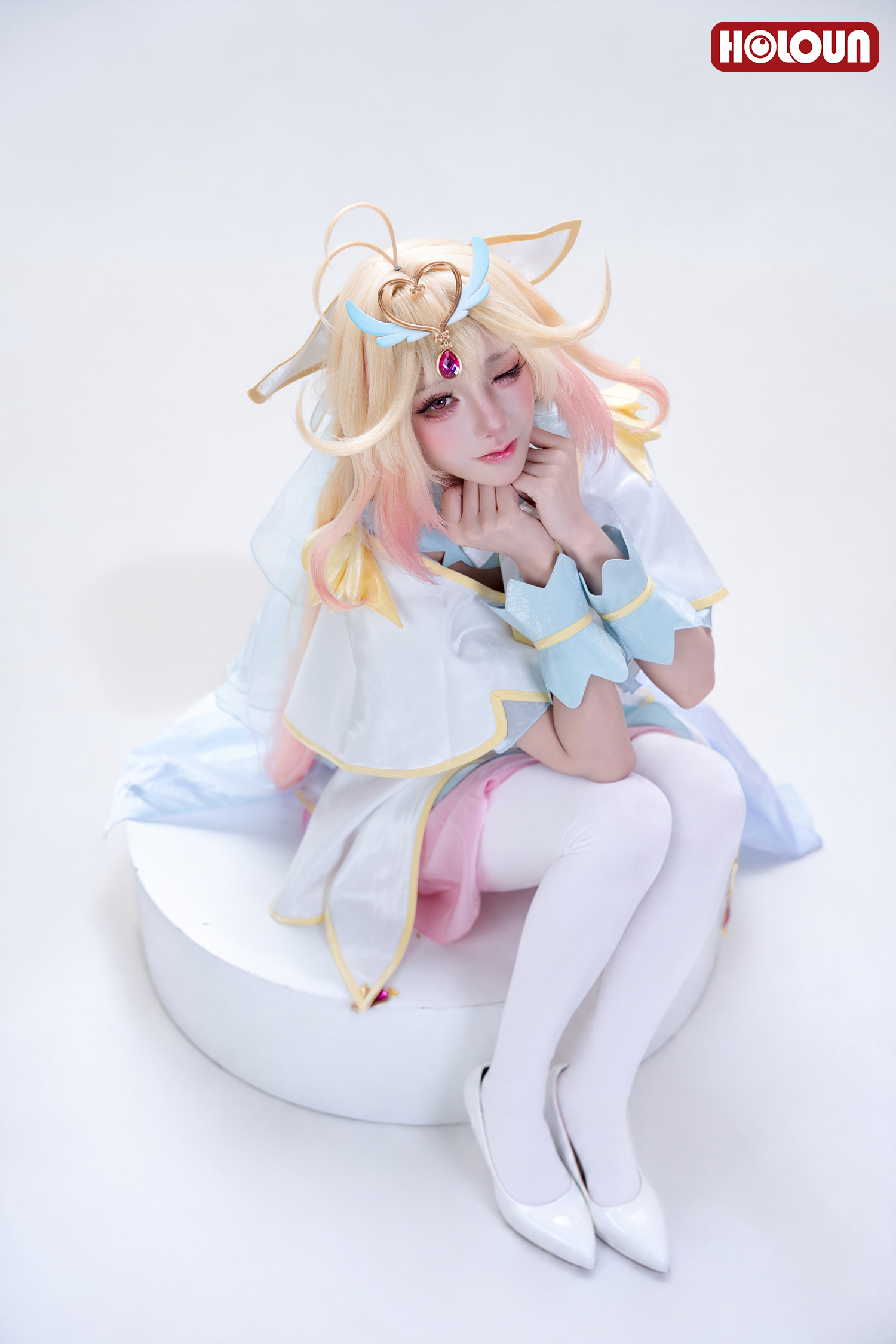 【新着商品】HOLOUN たんプリ名偵探プリキュア！キュアアルカナ 「真実を照らす白き光」コスプレ衣装 豪華衣装セット クリスマス イベント