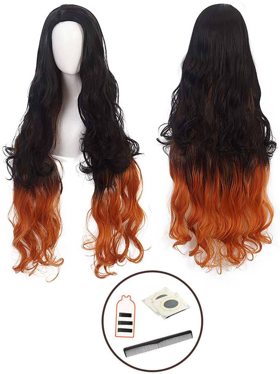 【在庫品】HOLOUN 鬼殺シリーズ KimetsU 鬼殺隊 竈門禰豆子 ウィッグ コスプレ道具 Cosplay 道具