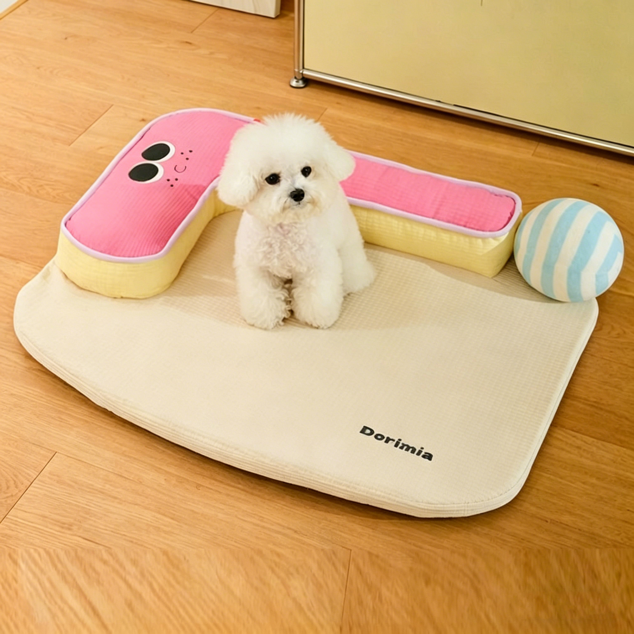 Mzz ICE®L型靠枕床 夏季狗床