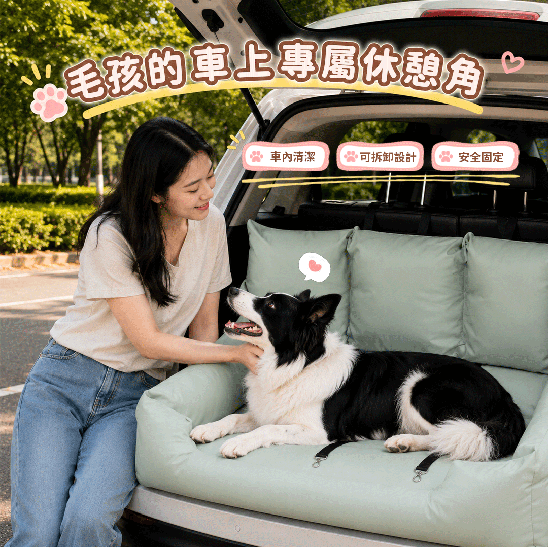 Comfort®舒適系列 寵物車用座椅 雙面內墊 可拆卸清洗
