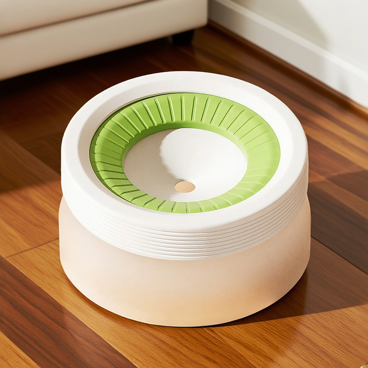 防滴漏漂浮式狗狗飲水器，保持狗狗嘴巴乾爽防濺，大容量600ml/1200ml，設計穩固，重心低，防黴，材質安全，易於清潔，所有部件均可拆卸，減少灰塵，非常適合遛狗時使用。-萌爪爪