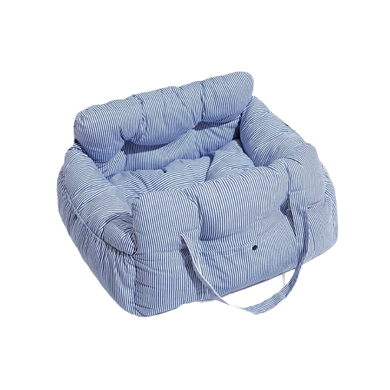 Nedocco是一款時尚、可水洗的汽車座椅兼寵物床，專為小型犬和貓設計，是旅行、戶外活動和災難應急準備的理想之選。它時尚美觀，可水洗，是駕車出行和攜帶小型犬的完美選擇。免運費。-萌爪爪