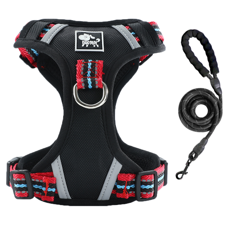 反光背心胸背帶 · 帶牽引繩